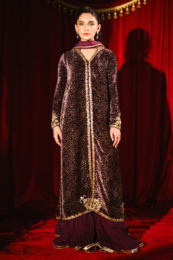 Ansab Jahangir | So Hot - Luxury Velvets | Sabeen - House of Ayeza