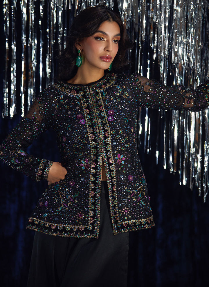 Farah Talib Aziz | Luxe Pret | Lumi Organza Jacket - House of Ayeza