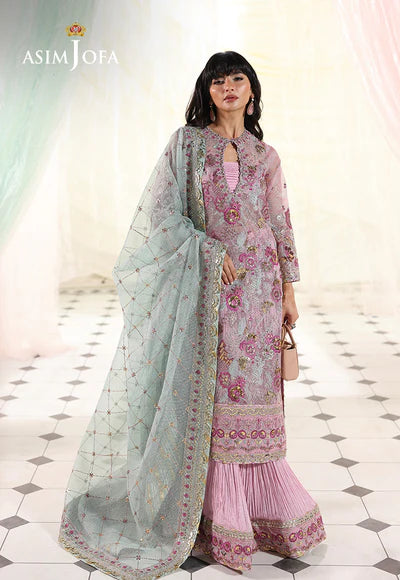 Asim Jofa | En Vogue | AJUEV-11 EMBROIDERED AYUDIA ZARI - House of Ayeza