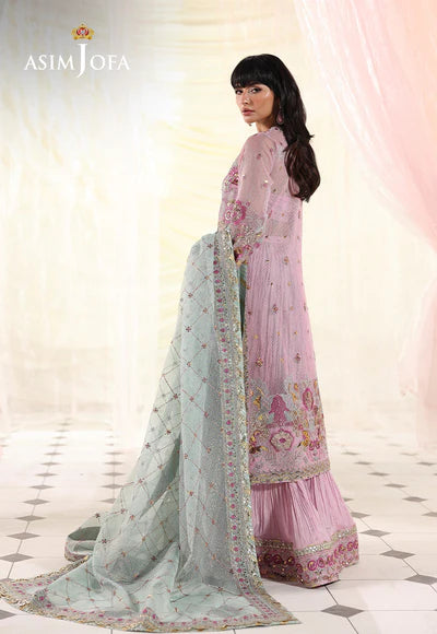 Asim Jofa | En Vogue | AJUEV-11 EMBROIDERED AYUDIA ZARI - House of Ayeza