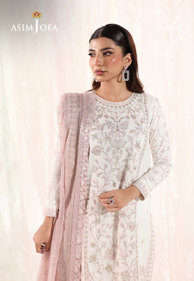 Asim Jofa | En Vogue | AJUEV-17 EMBROIDERED SLUB - House of Ayeza