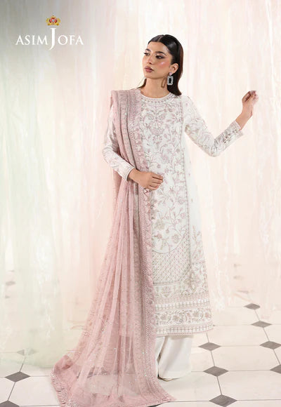 Asim Jofa | En Vogue | AJUEV-17 EMBROIDERED SLUB - House of Ayeza