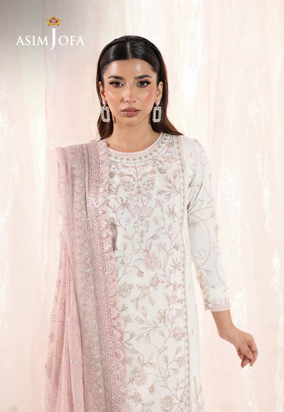 Asim Jofa | En Vogue | AJUEV-17 EMBROIDERED SLUB - House of Ayeza