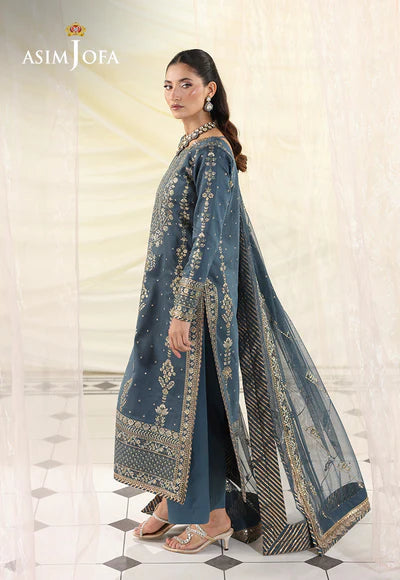 Asim Jofa | En Vogue | AJUEV-08 EMBROIDERED COTTON - House of Ayeza