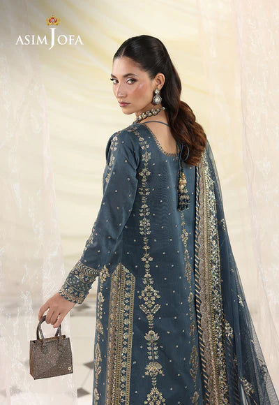 Asim Jofa | En Vogue | AJUEV-08 EMBROIDERED COTTON - House of Ayeza
