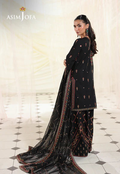Asim Jofa | En Vogue | AJUEV-14 EMBROIDERED SILK - House of Ayeza