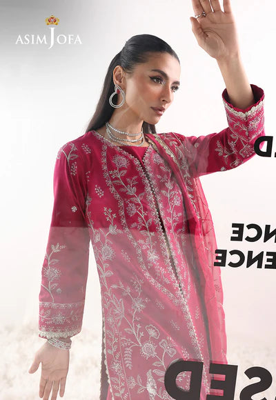 Asim Jofa | En Vogue | AJUEV-15 EMBROIDERED SILK - House of Ayeza