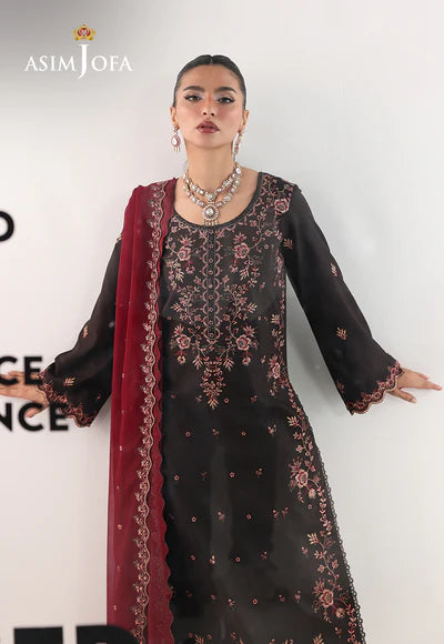 Asim Jofa | En Vogue | AJUEV-01 EMBROIDERED SILK - House of Ayeza
