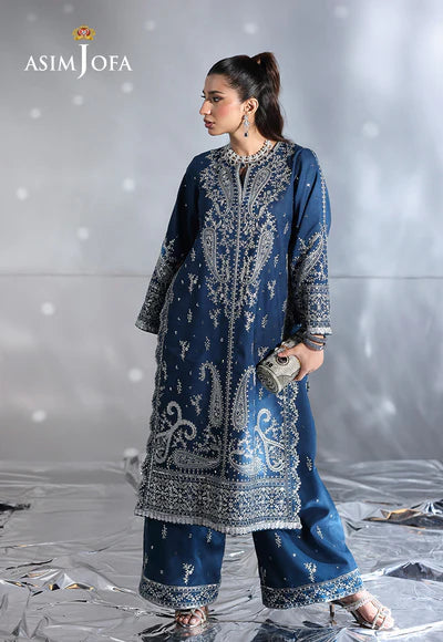 Asim Jofa | En Vogue | AJUEV-06 EMBROIDERED SILK - House of Ayeza