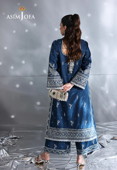 Asim Jofa | En Vogue | AJUEV-06 EMBROIDERED SILK - House of Ayeza