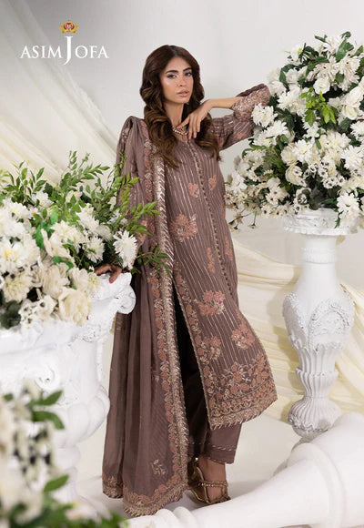 Asim Jofa | Izel | AJIZL-20 EMBROIDERED PAPER COTTON 3 PCS - House of Ayeza
