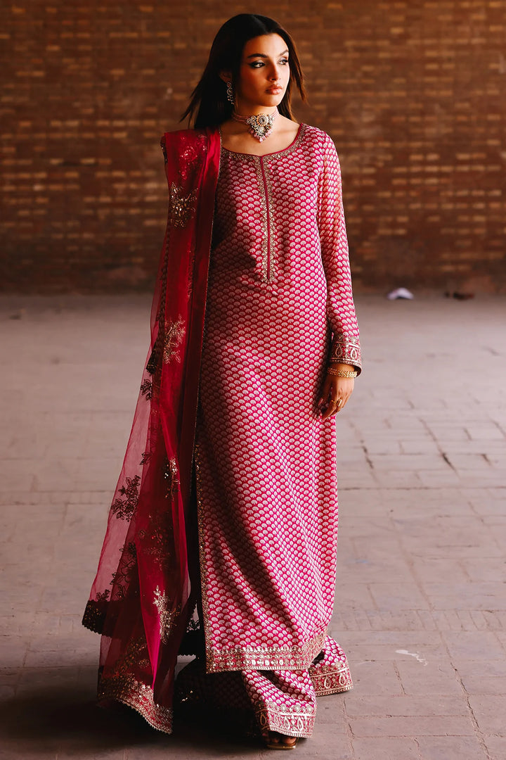 Charizma | Mi-Amor Ready to Wear | 3-PC Embroidered Chiffon Suit CMA-5-115A - House of Ayeza