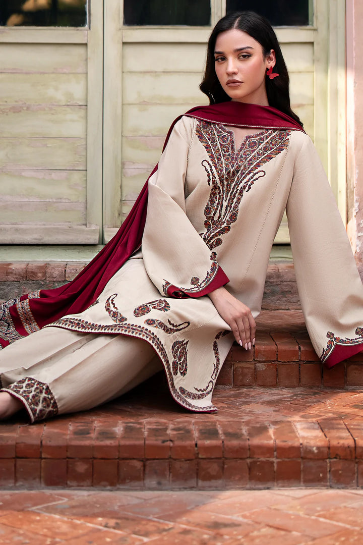 Jazmin | EMBROIDERED KHADDAR | UW-0073 - House of Ayeza