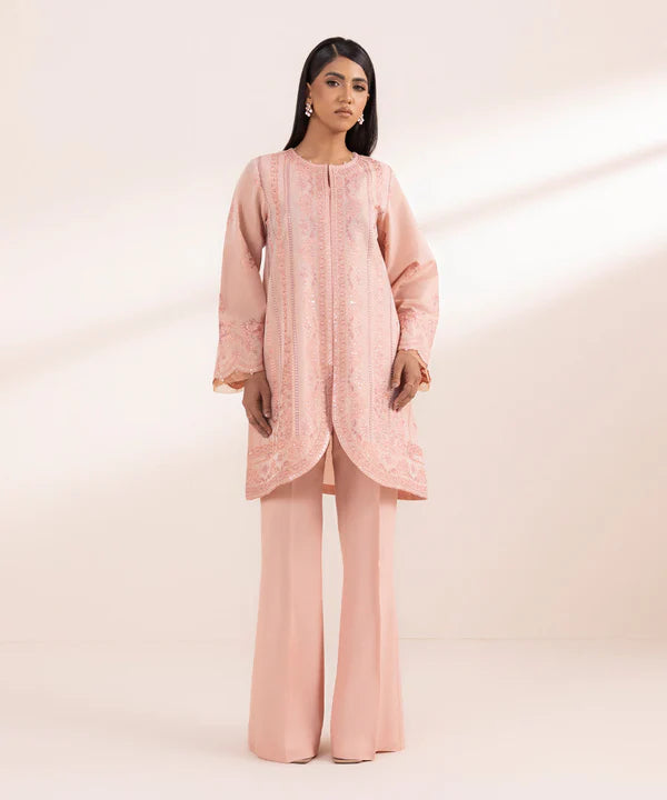 Sapphire | 2 Piece - Embroidered Masoori Suit