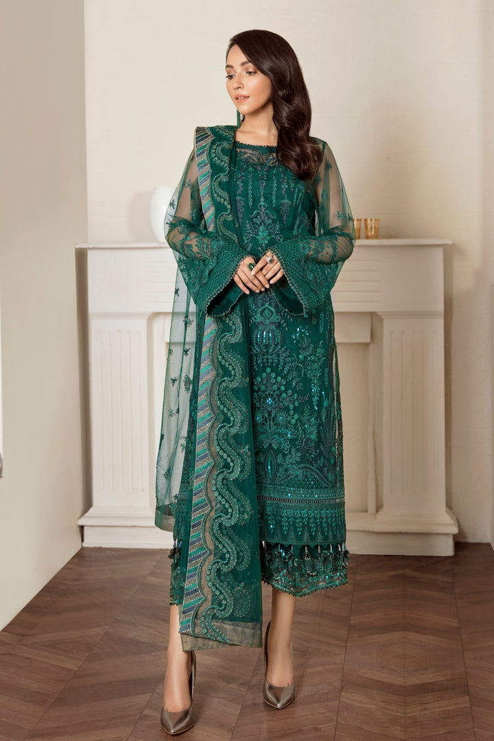 Baroque | Formals | EMBROIDERED NET UF-33 - House of Ayeza