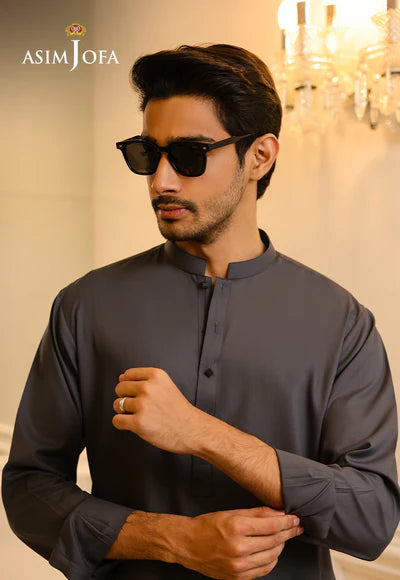 Asim Jofa | Menswear New In | AJMKT-03 STITCHED 2PC - House of Ayeza