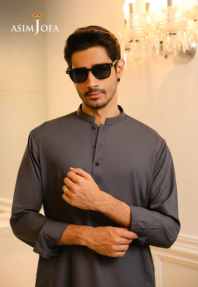 Asim Jofa | Menswear New In | AJMKT-03 STITCHED 2PC - House of Ayeza