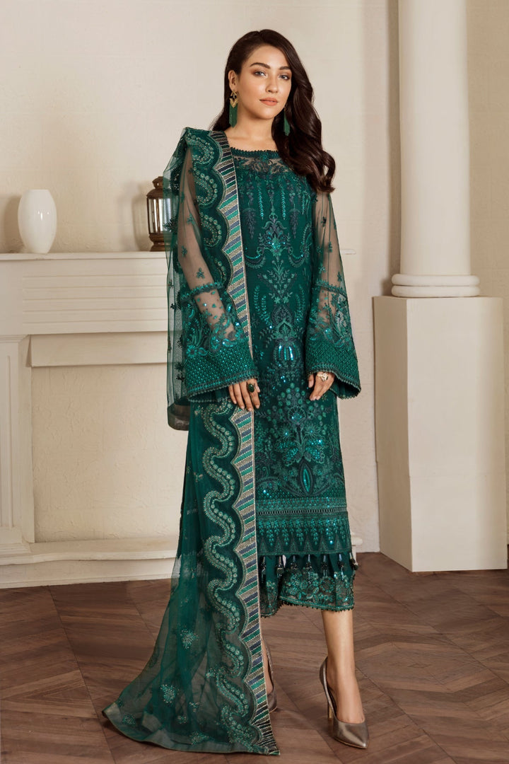 Baroque | Formals | EMBROIDERED NET UF-33 - House of Ayeza