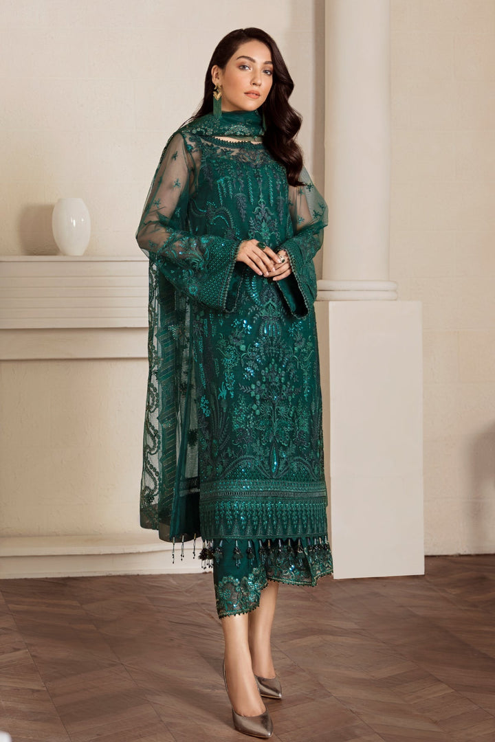 Baroque | Formals | EMBROIDERED NET UF-33 - House of Ayeza