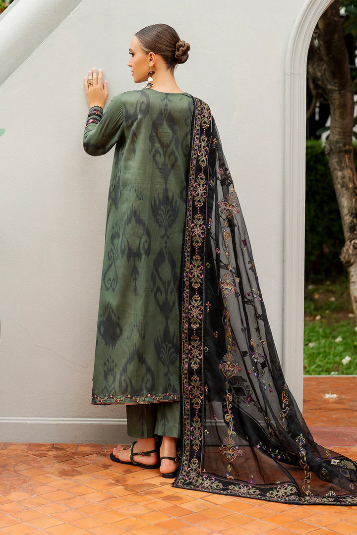 Baroque | Stitched 25 | DIGITAL PRINTED LAWN UF-4262 - House of Ayeza