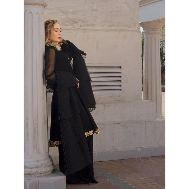 A-Meenah | Qazaq Luxury Pret FW/22 | 04 Qara - House of Faiza