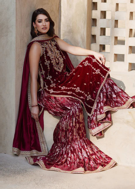 Kanwal Malik | Laira Luxury Pret'24 | Aline - House of Ayeza