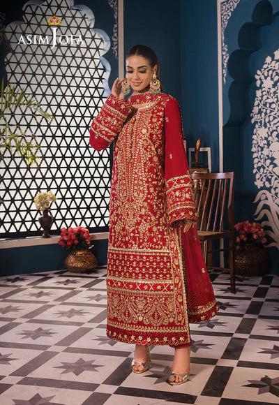 Asim Jofa | Uraan | EMBROIDERED LAWN 3 PCS | AJFI-10 - House of Ayeza