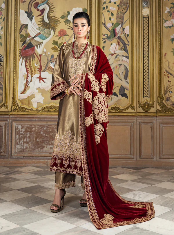 Zainab Chottani | Stitched Velvet 24 | Zerlin - House of Ayeza