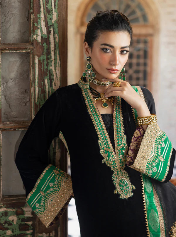 Zainab Chottani | Stitched Velvet 24 | Vanya - House of Ayeza