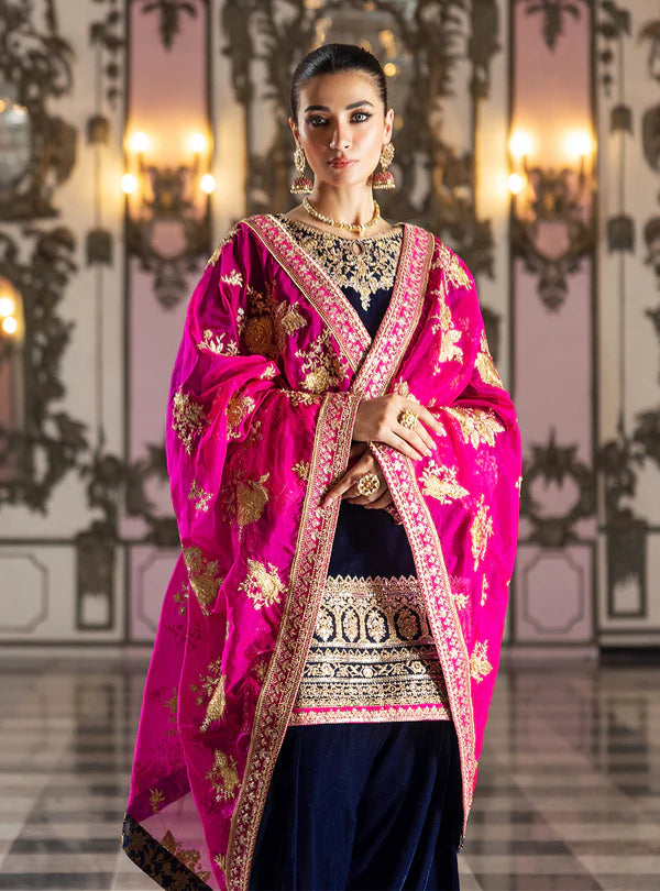 Zainab Chottani | Stitched Velvet 24 | Tara - House of Ayeza