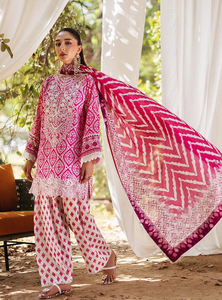 Zainab Chottani | Tahra Lawn '24 | LEENA - D 4B - House of Ayeza