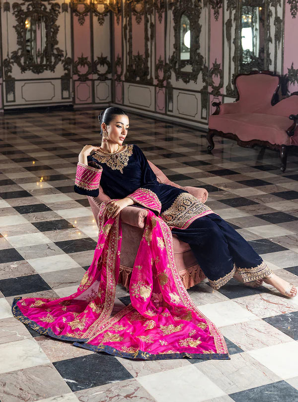 Zainab Chottani | Stitched Velvet 24 | Tara - House of Ayeza