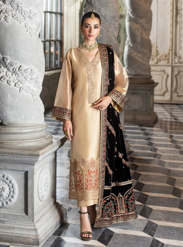 Zainab Chottani | Stitched Velvet 24 | Minha - House of Ayeza