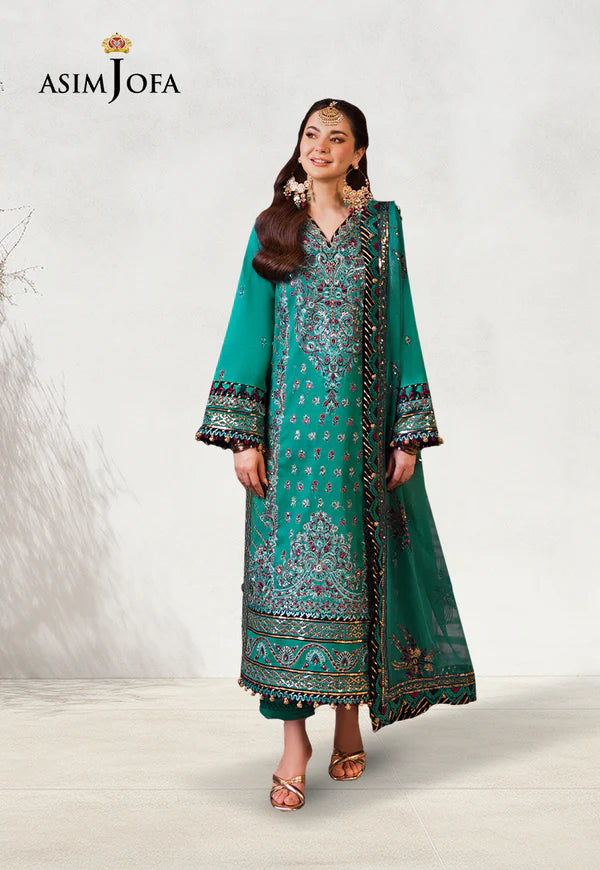 Asim Jofa | Festive Edit | AJFILE-20 CAMBRIC 3 PCS - House of Ayeza