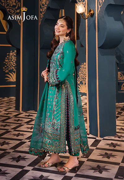 Asim Jofa | Uraan | EMBROIDERED LAWN 3 PCS | AJFI-20 - House of Ayeza