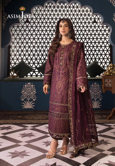 Asim Jofa | Uraan | EMBROIDERED LAWN 3 PCS | AJFI-06 - House of Ayeza