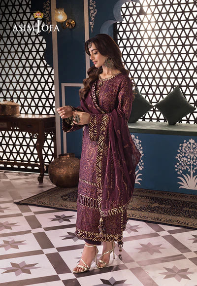 Asim Jofa | Uraan | EMBROIDERED LAWN 3 PCS | AJFI-06 - House of Ayeza