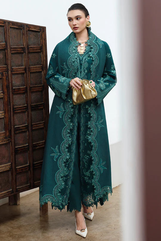 Qalamkar | Qline Linen 2025 | KL-11 MEADOW - House of Ayeza