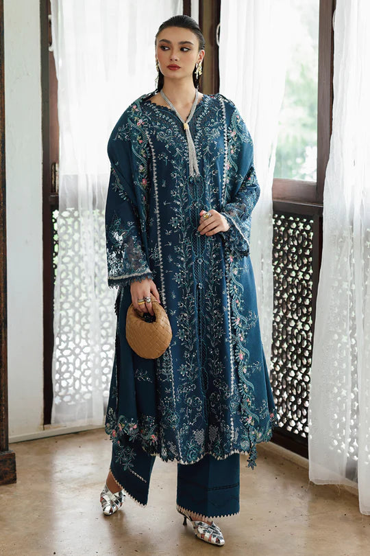 Qalamkar | Qline Linen 2025 | KL-05 LUSH - House of Ayeza