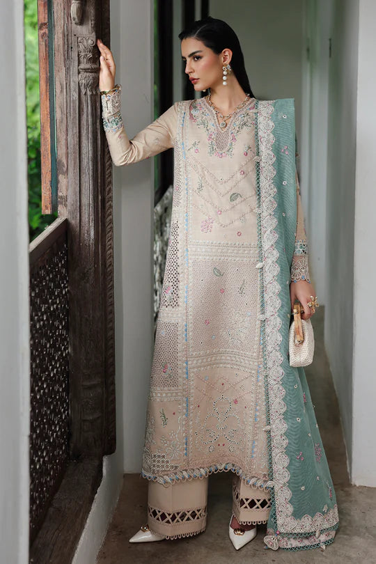 Qalamkar | Qline Linen 2025 | KL-07 WHISPER - House of Ayeza