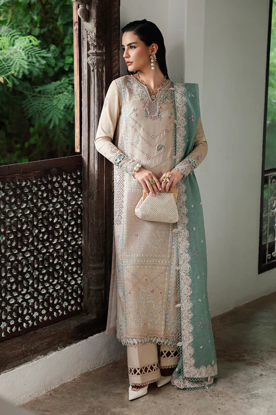 Qalamkar | Qline Linen 2025 | KL-07 WHISPER - House of Ayeza