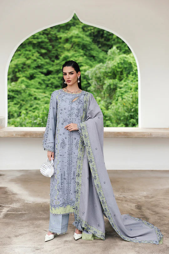 Qalamkar | Qline Linen 2025 | KL-13 SAAHIL - House of Ayeza