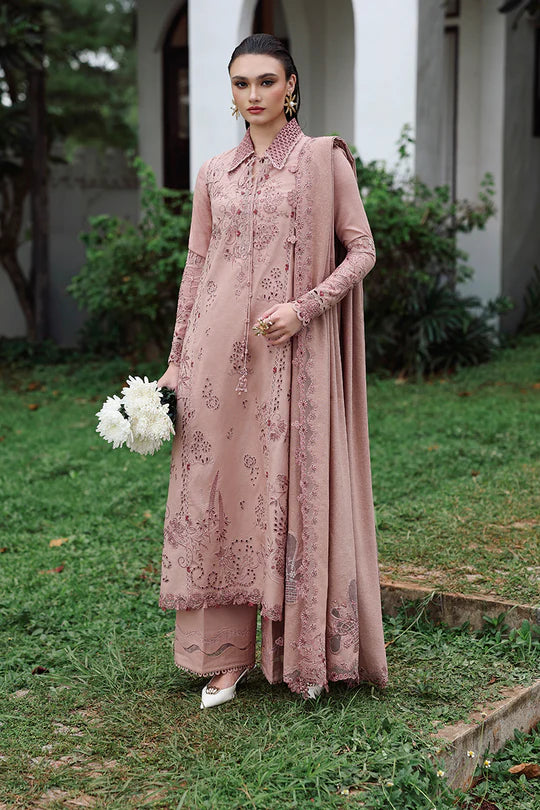 Qalamkar | Qline Linen 2025 | KL-08 VEIL - House of Ayeza