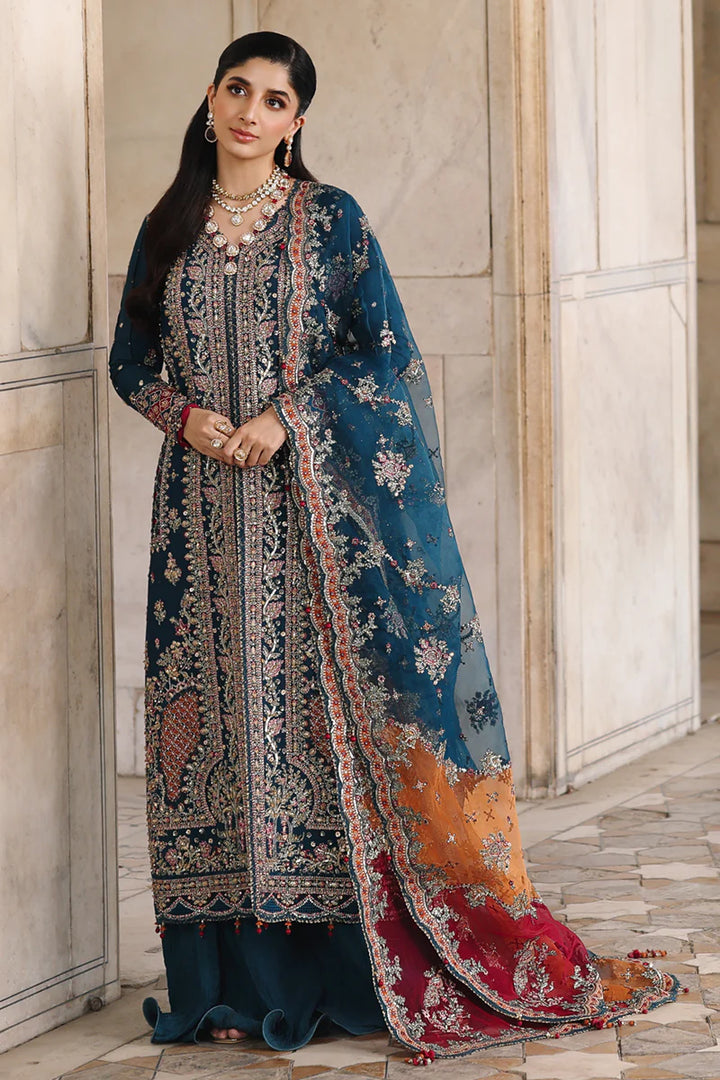 Qalamkar | Shadmaani Formals 2025 | RH-02 NEELAM - House of Ayeza