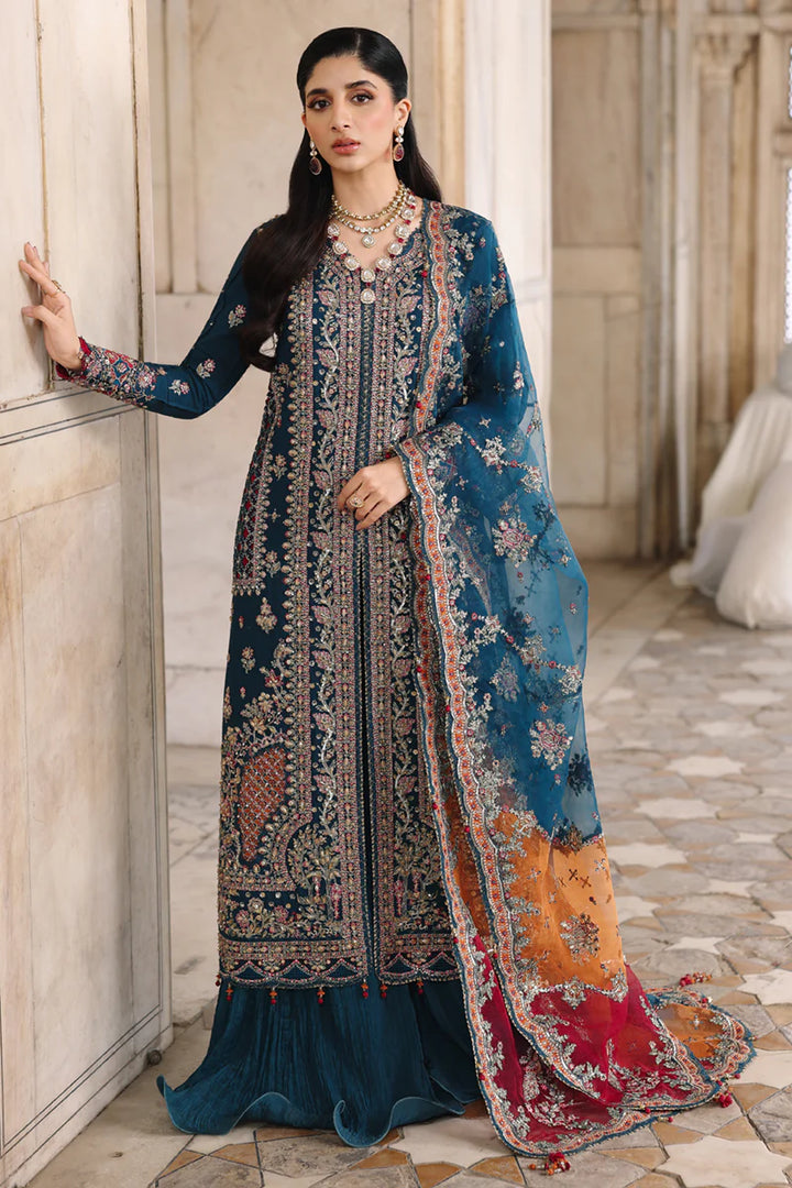 Qalamkar | Shadmaani Formals 2025 | RH-02 NEELAM - House of Ayeza