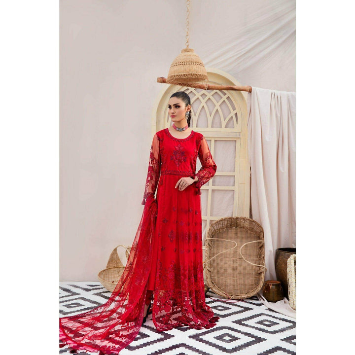 A-Meenah | Vermillion Luxe Pret Collection 21 | AVL-05 - House of Faiza