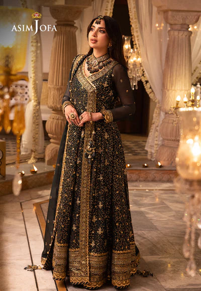 Asim Jofa | Shehnai Festive |  EMBROIDERED CHIFFON 2 PCS | AJSH-05 - House of Ayeza