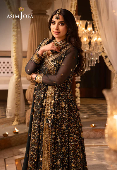 Asim Jofa | Shehnai Festive |  EMBROIDERED CHIFFON 2 PCS | AJSH-05 - House of Ayeza