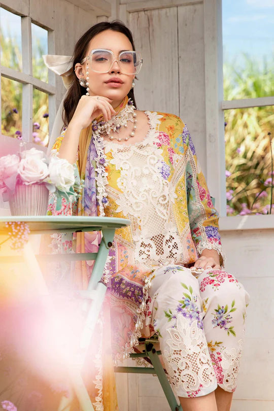 Maria B | M Prints | MPT-2509-A | 3 Piece - House of Ayeza
