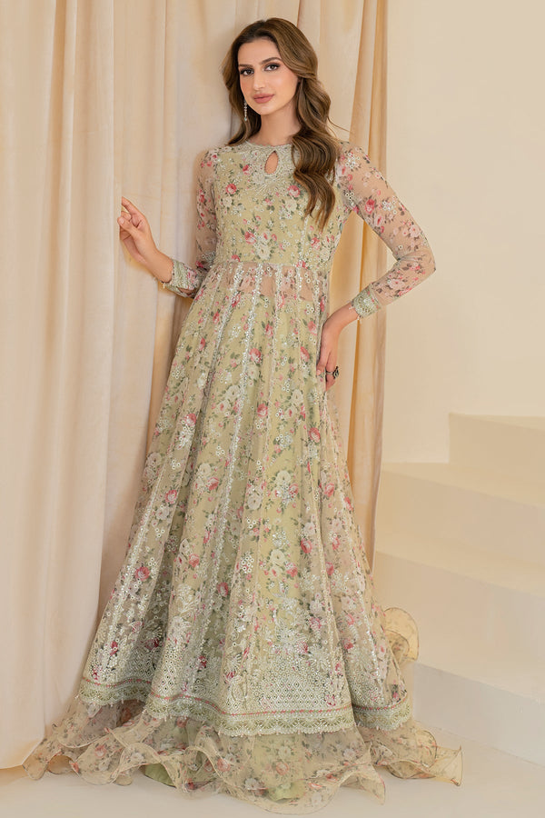 Jazmin | Formals | EMBROIDERED CHIFFON UC-3048 - House of Ayeza